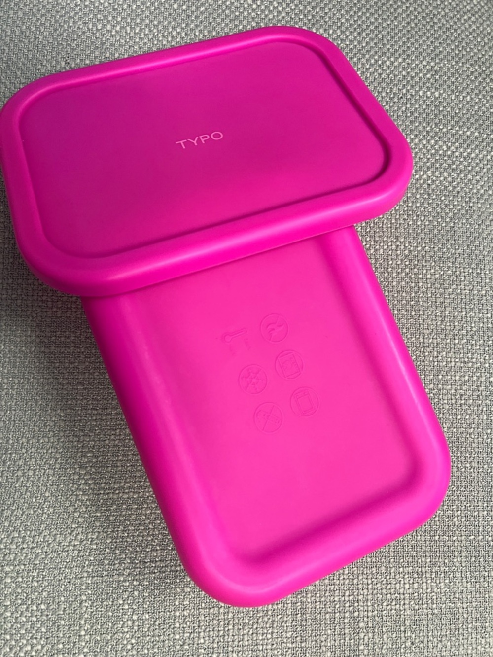 TYPO Bright Pink Lunch Box / Storage Container - Picture 6 of 9